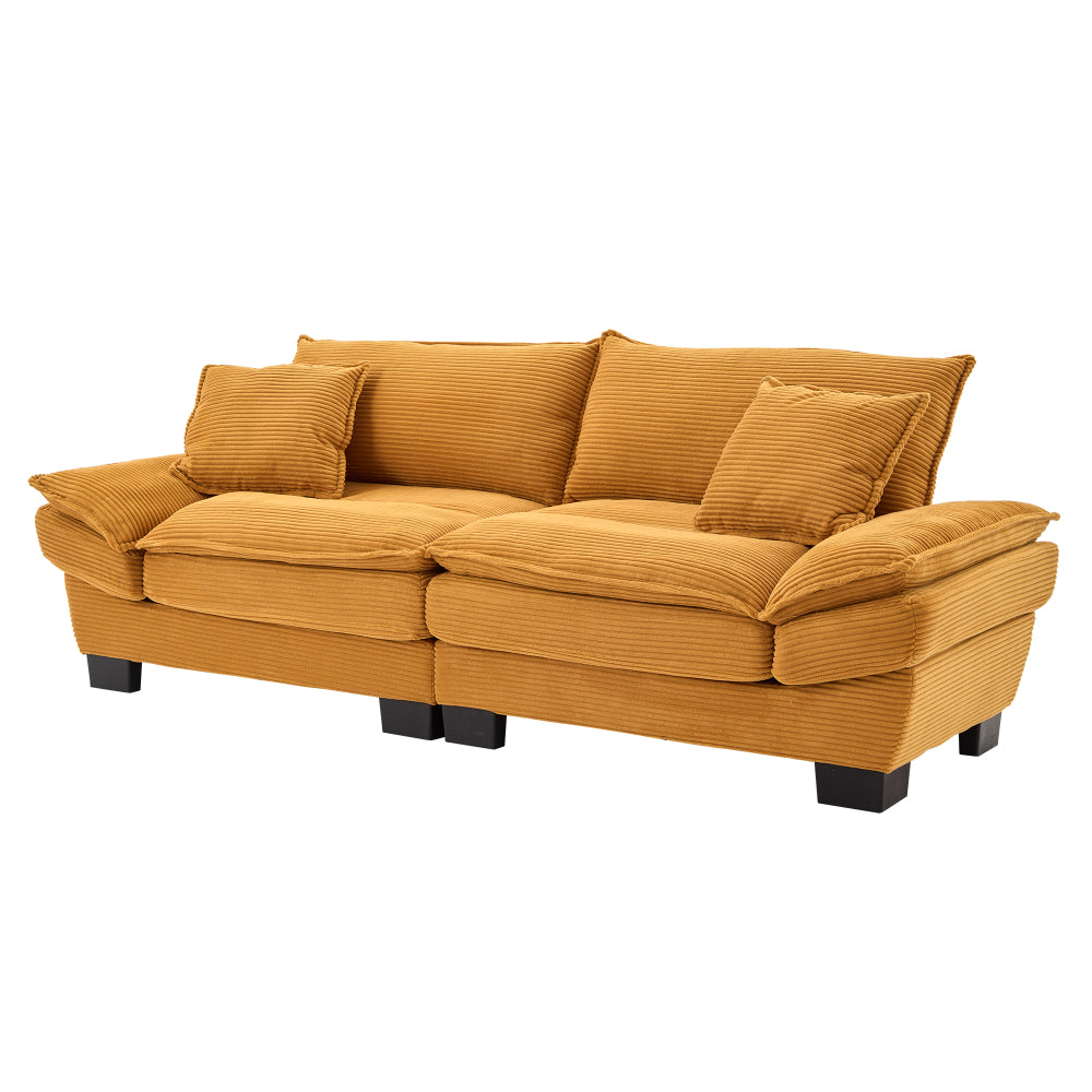 Sofa and Loveseat Set Sofa Sleeper Loveseat with Pillows For Bedroom, Living Room, Apartment