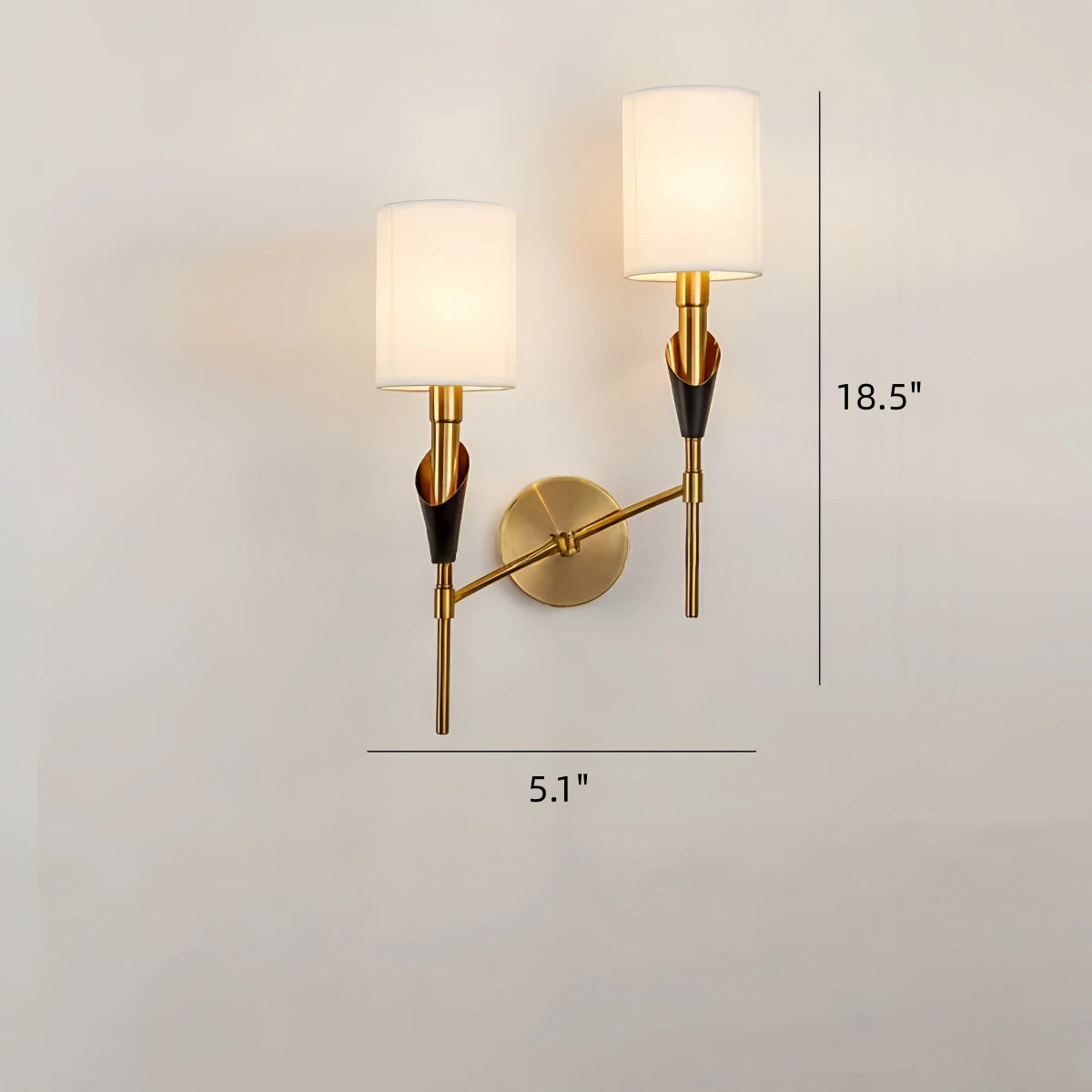 Postmodern Nordic Style Light Luxury Retro Hallway Bedroom Lighting Bedside Lamp Living Room Background Wall Lamp