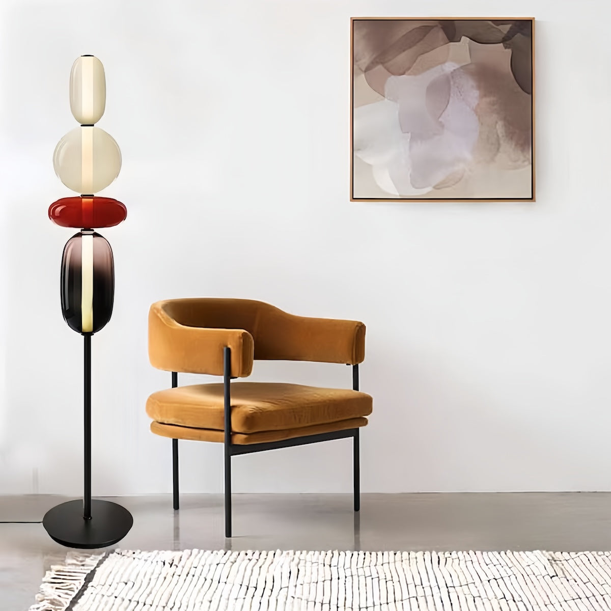 Handcrafted Glass Table Lamp – Elegant & Versatile Lighting for Any Space