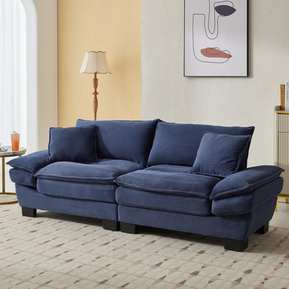 Sofa and Loveseat Set Sofa Sleeper Loveseat with Pillows For Bedroom, Living Room, Apartment