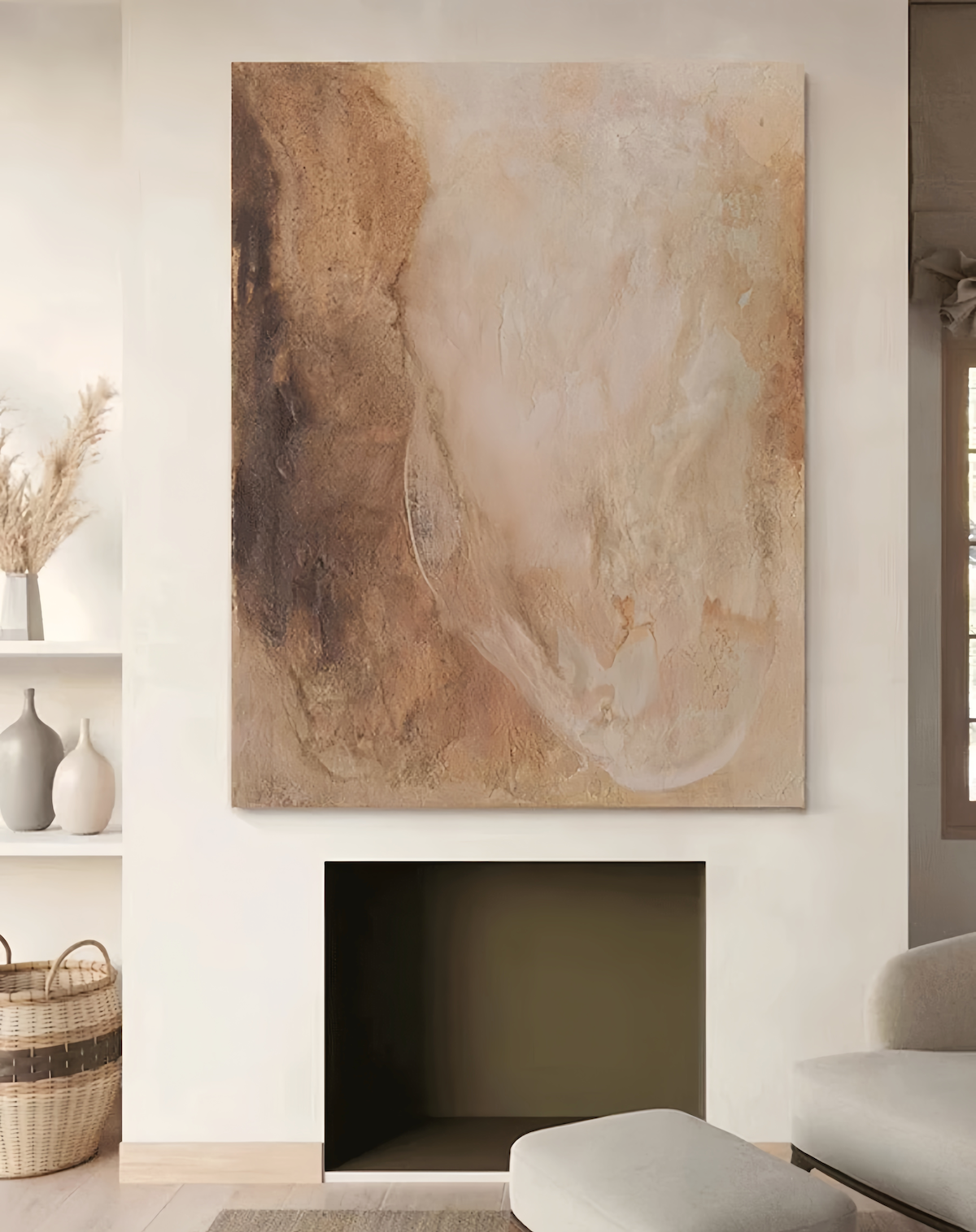 Wabi Sabi Wall Art - Handcrafted Japanese-Inspired Oil Painting - motivodecor.com