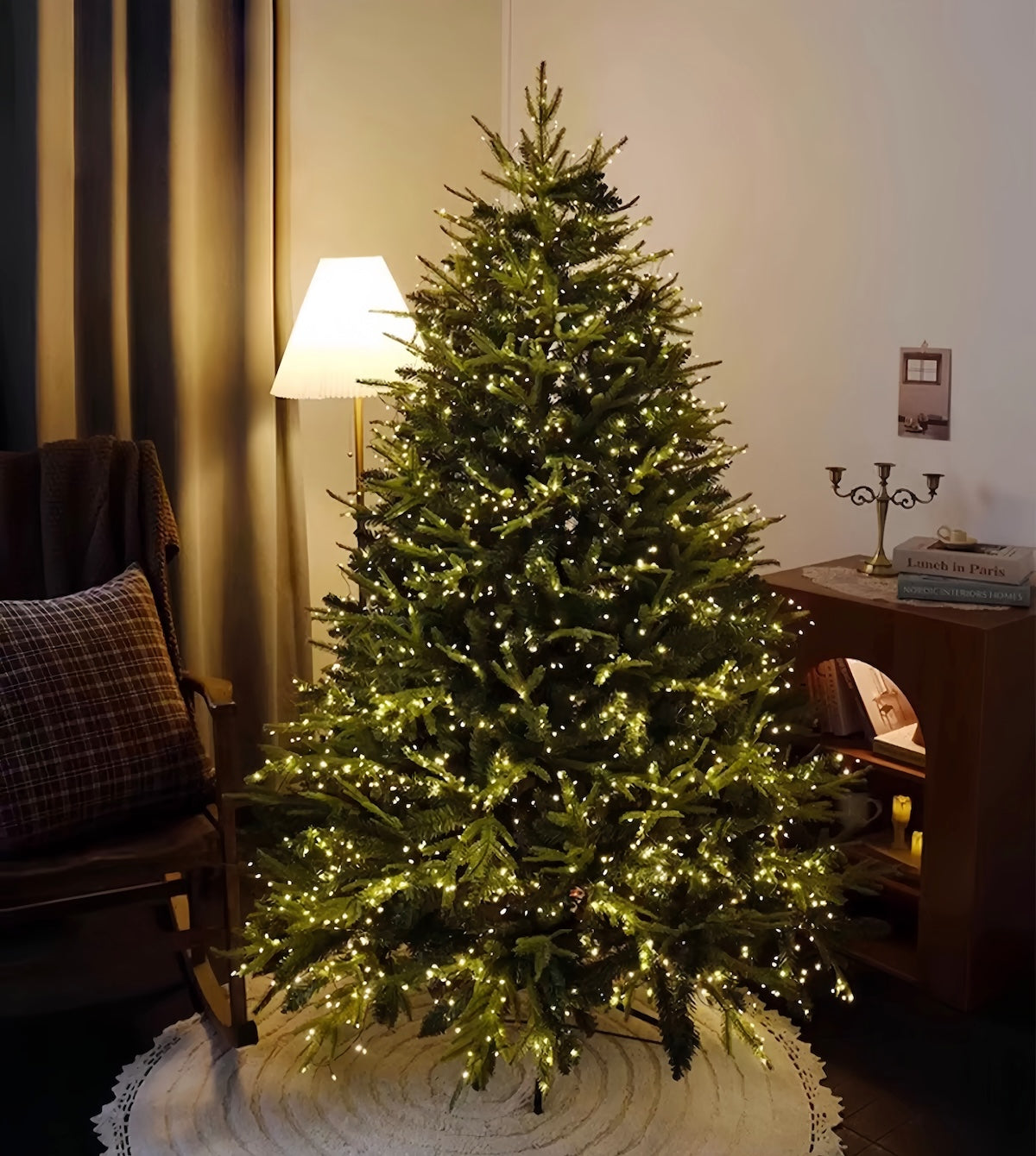Christmas Tree with Lights – Modern Nordic INS Style DIY Home Decor