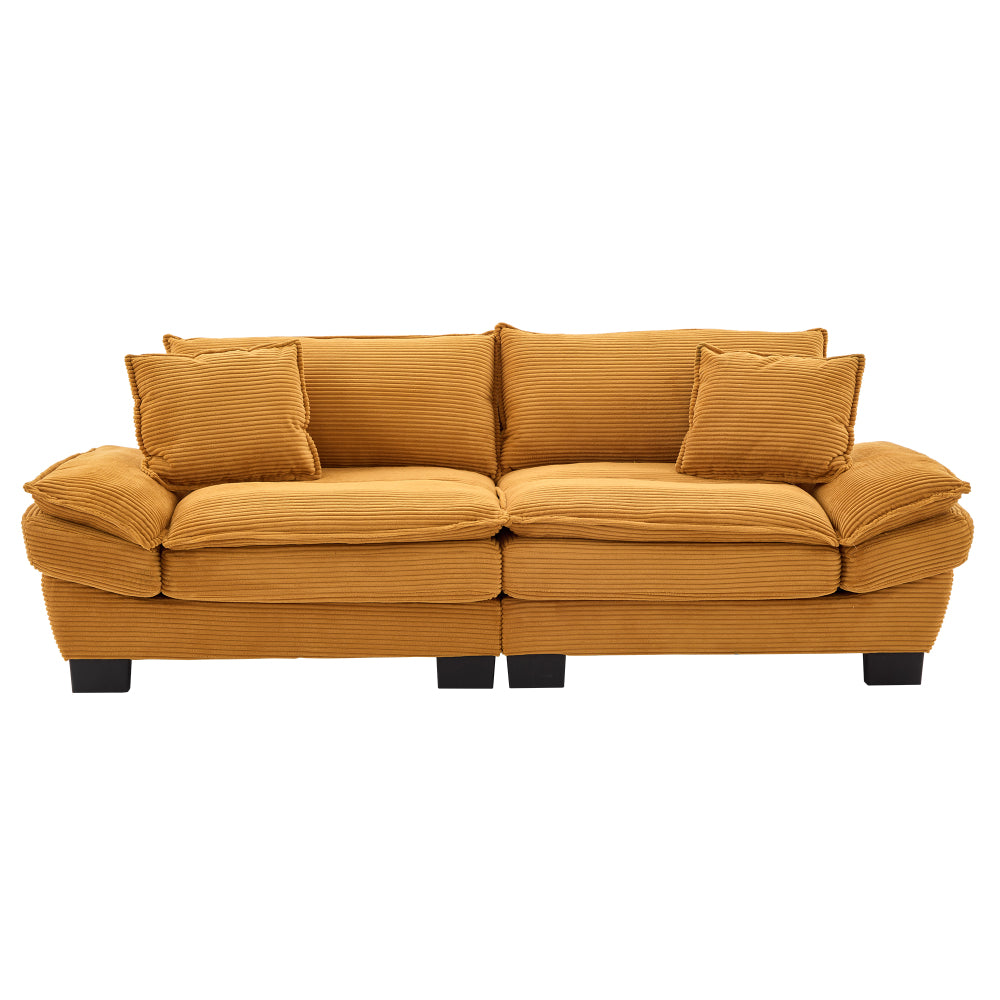 Sofa and Loveseat Set Sofa Sleeper Loveseat with Pillows For Bedroom, Living Room, Apartment