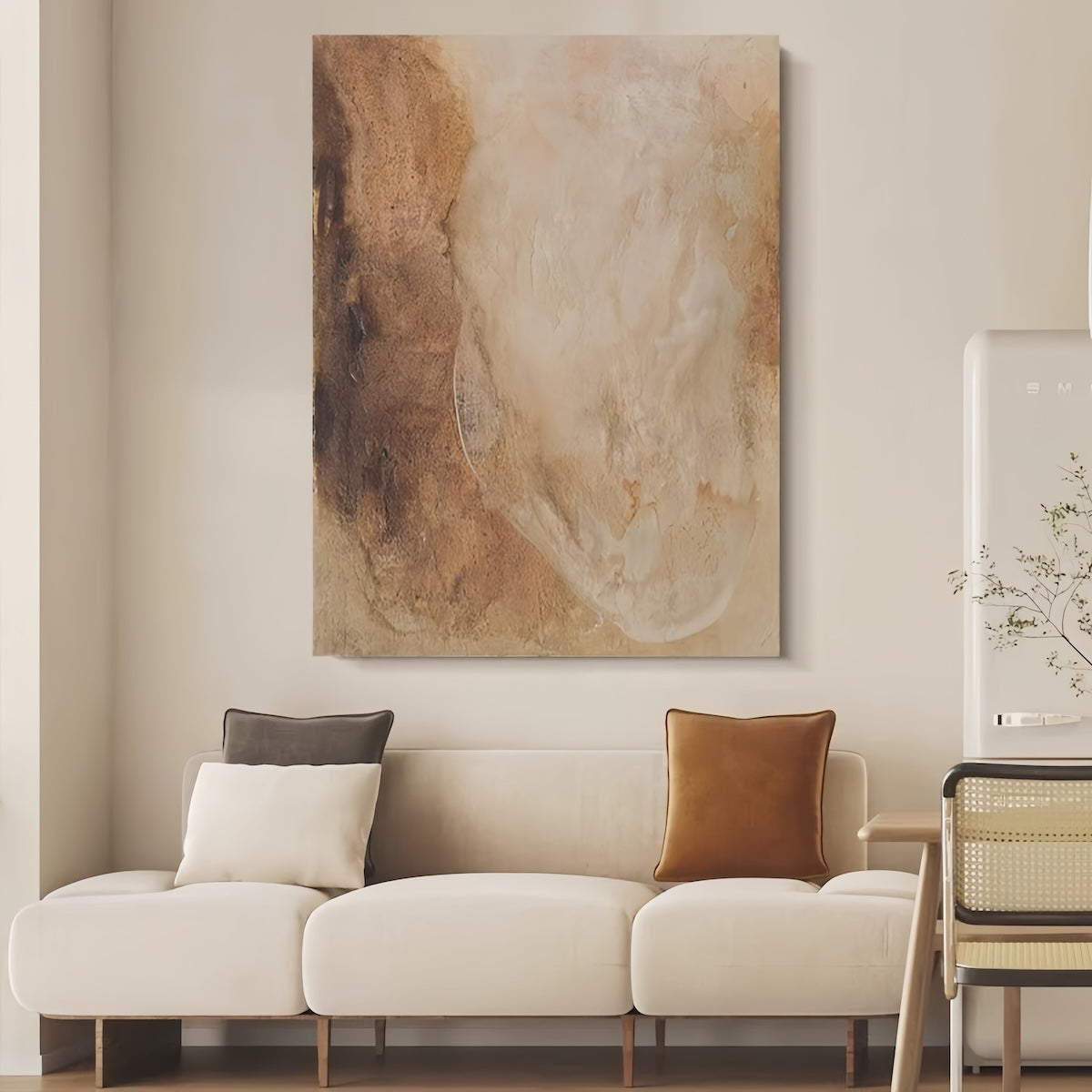 Wabi Sabi Wall Art - Handcrafted Japanese-Inspired Oil Painting - motivodecor.com