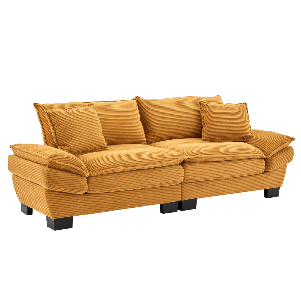 Sofa and Loveseat Set Sofa Sleeper Loveseat with Pillows For Bedroom, Living Room, Apartment