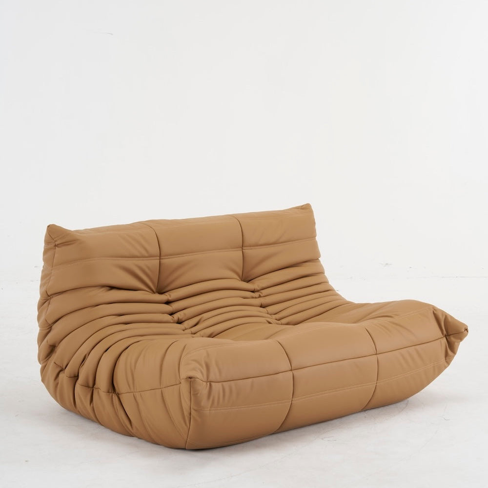 Brown bean bag sofa - motivodecor.com