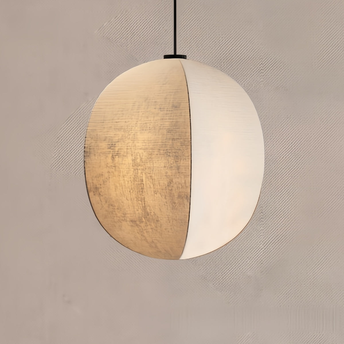 Wabi Sabi Linen Led Pendant Light - Elegant Modern Lighting Fixture