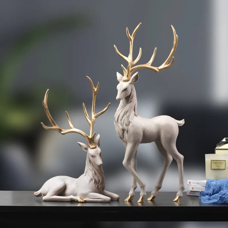 Deer Statue - Elegance in Home Decoration Ornaments - motivodecor.com