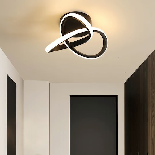 Modern LED ceiling chandelier with energy-efficient lighting and contemporary design.