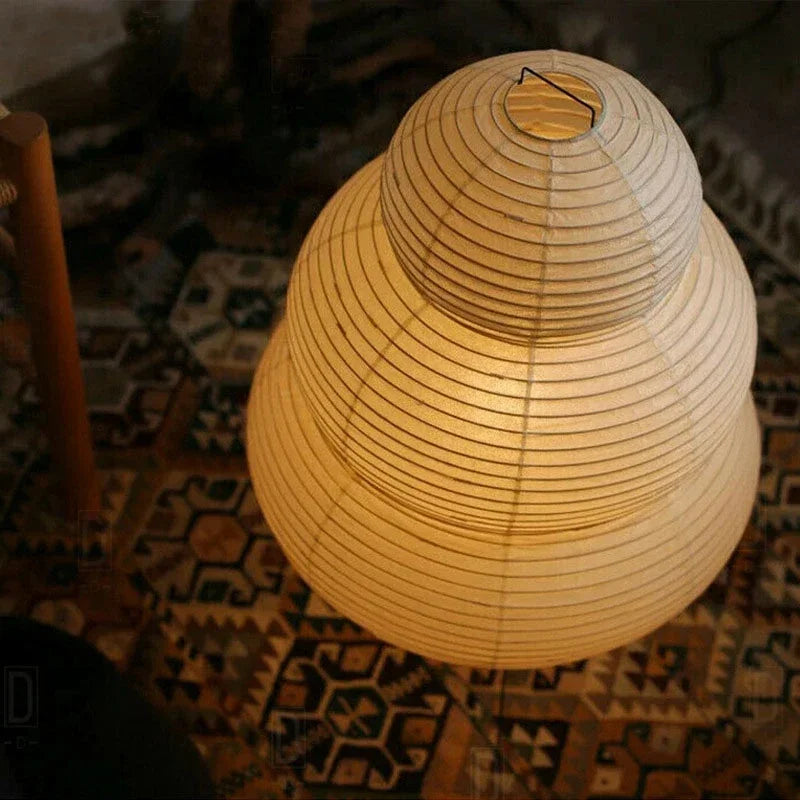 Japanese Design Akari Noguchi Yong Rice Paper Floor Lamp - Stylish Lighting for Any Room - motivodecor.com