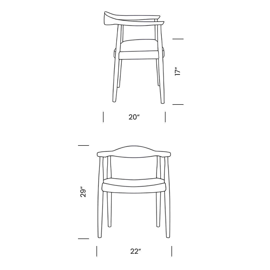 Kennedy PP501 Armchair - Stylish Danish Modern Chair with Eco-Friendly Frame