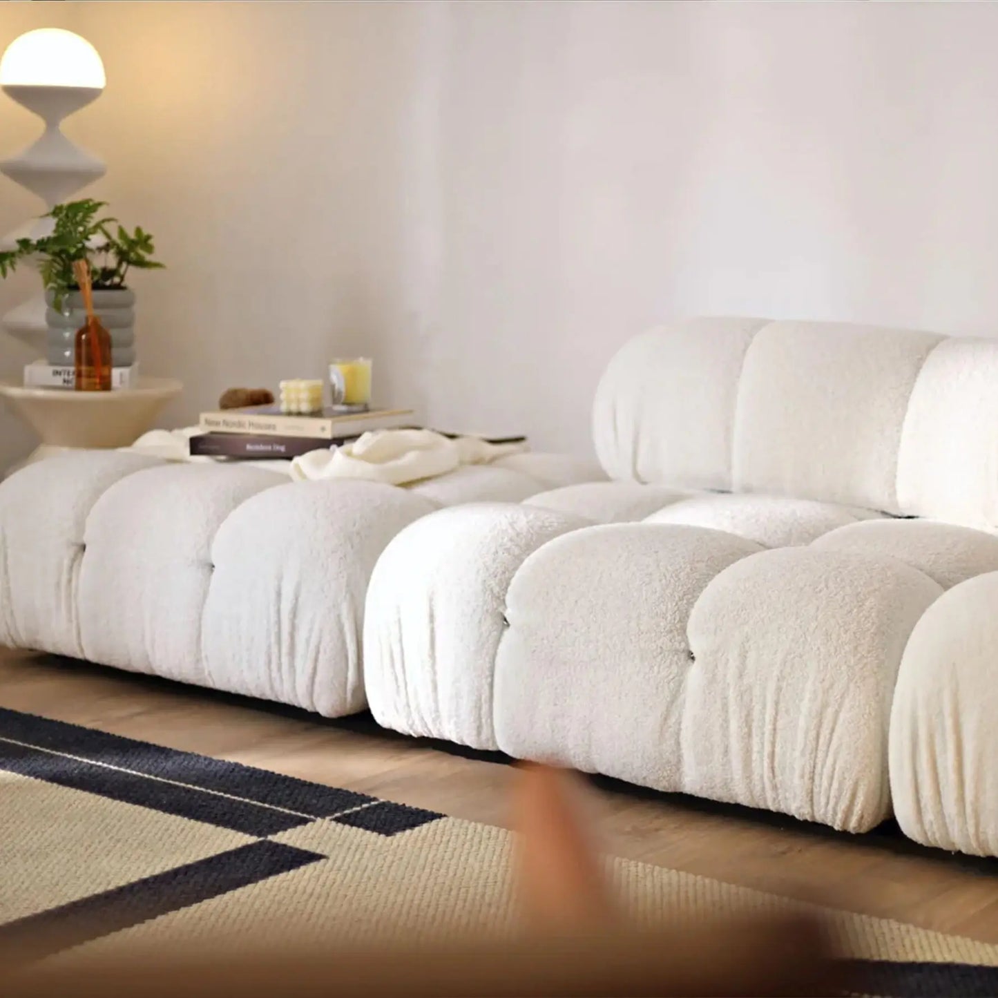 Modular Sofa Sectional Combinations - Flexible Fabric Modules Sofa