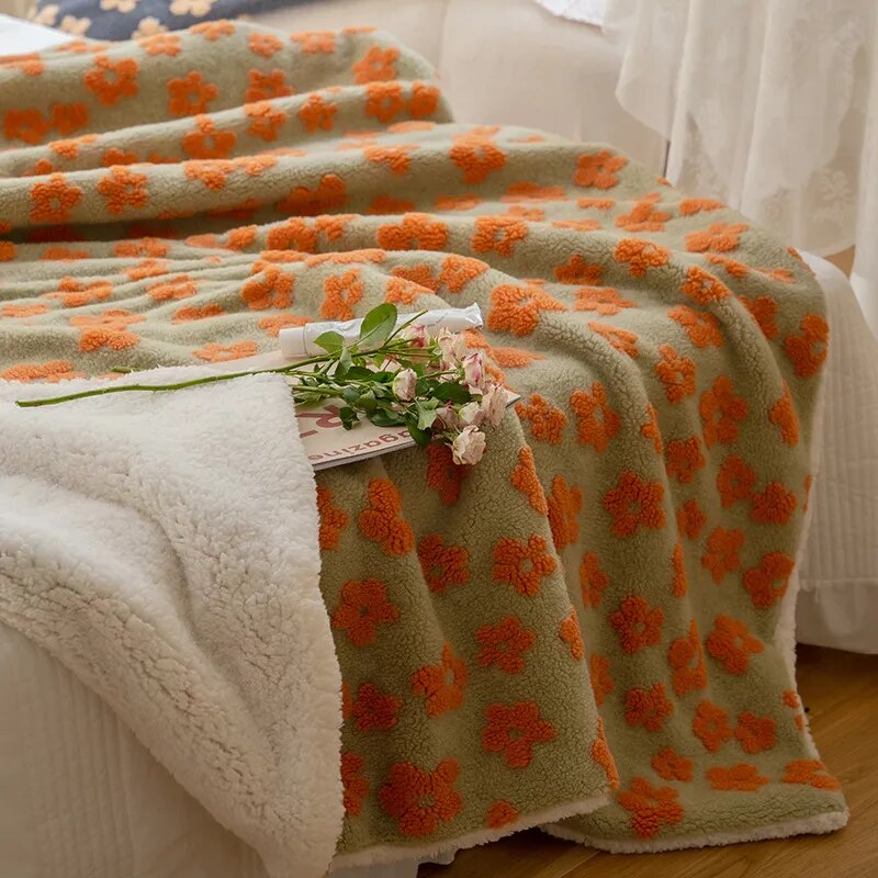 chunky fleece blanket - motivodecor.com