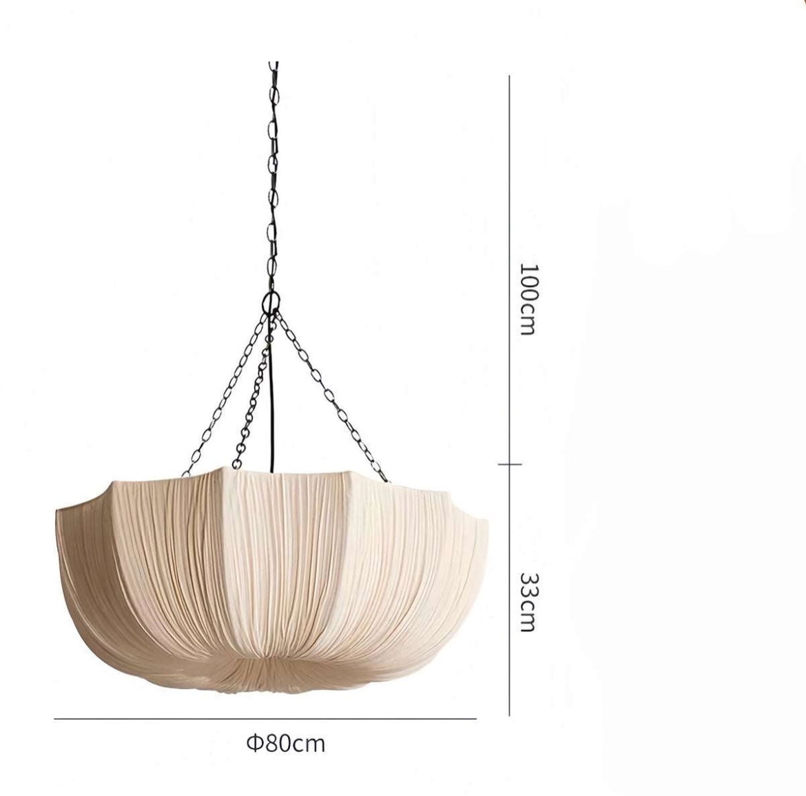 Linen Pendant Lighting - Elegant Vintage Fabric Pendant Light for Interiors