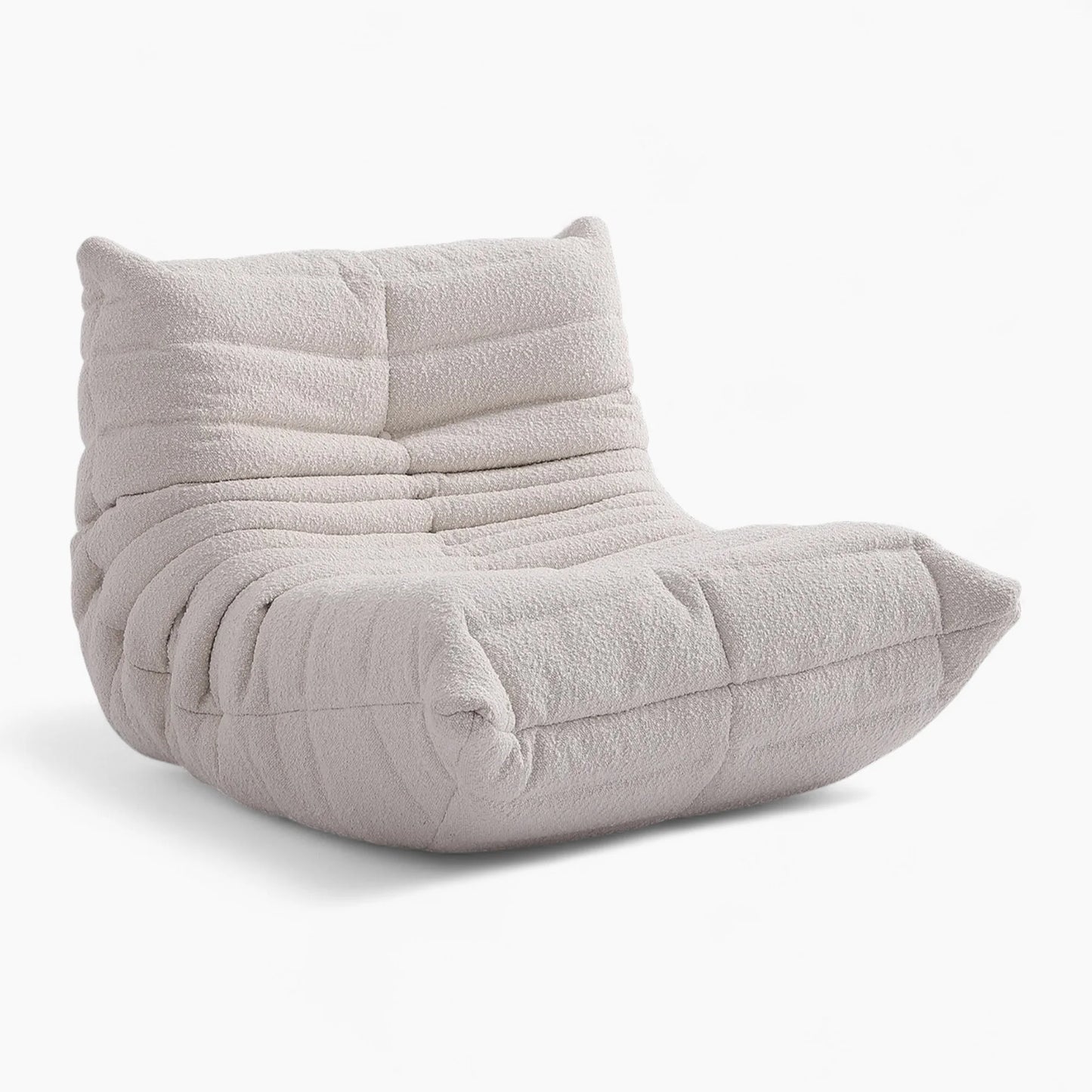 Togo Fireside Chair Replica by Michel Ducaroy for Ligne Roset in Bouclé