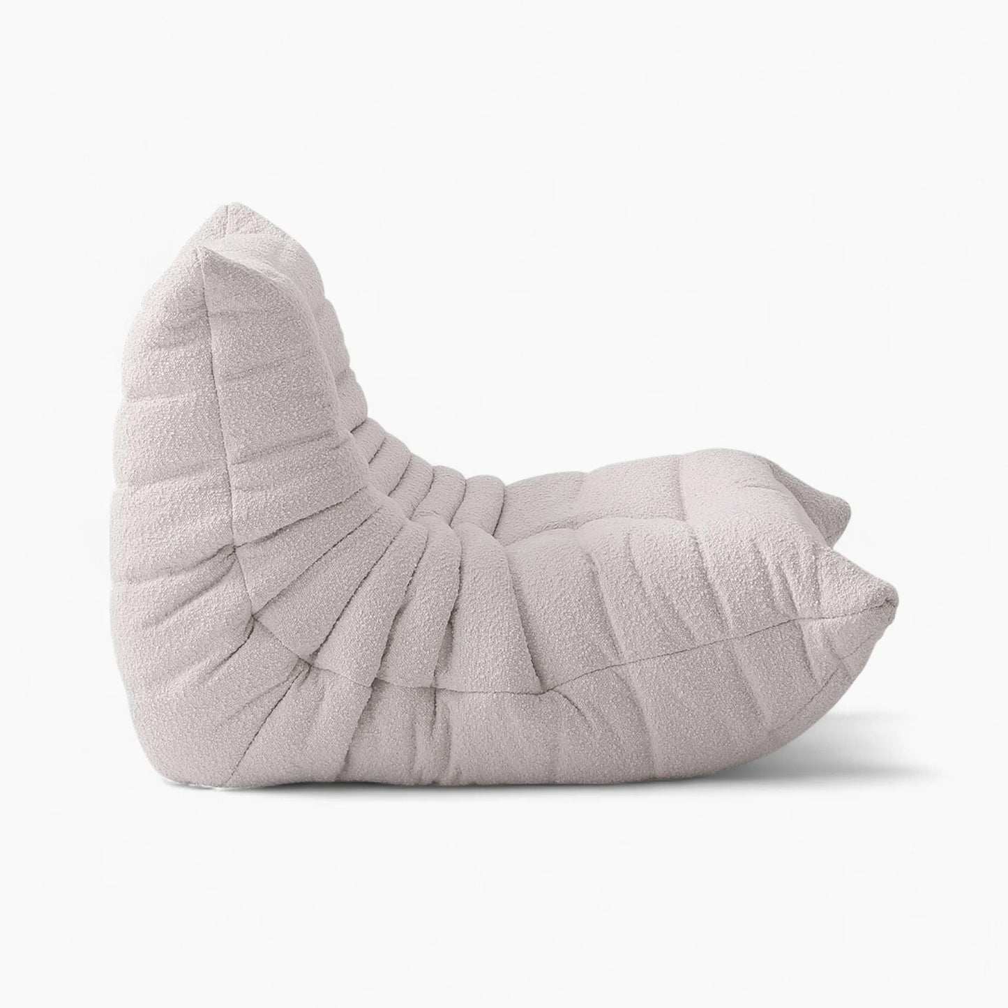 Togo Fireside Chair Replica by Michel Ducaroy for Ligne Roset in Bouclé