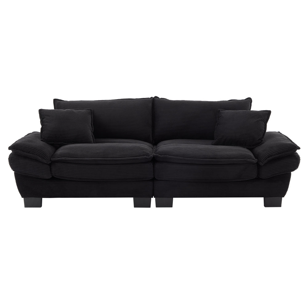 Sofa and Loveseat Set Sofa Sleeper Loveseat with Pillows For Bedroom, Living Room, Apartment