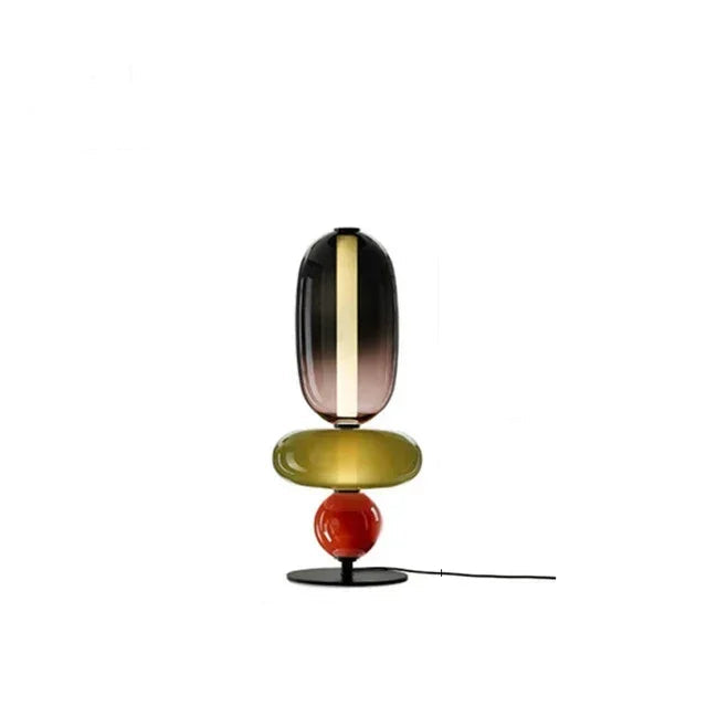 colored glass table lamp for living room, hotel, bar - motivodecor.com
