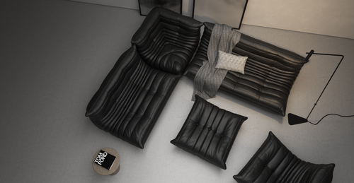 Discover the Ultimate Comfort: The TOGO Black Sofa - motivodecor.com