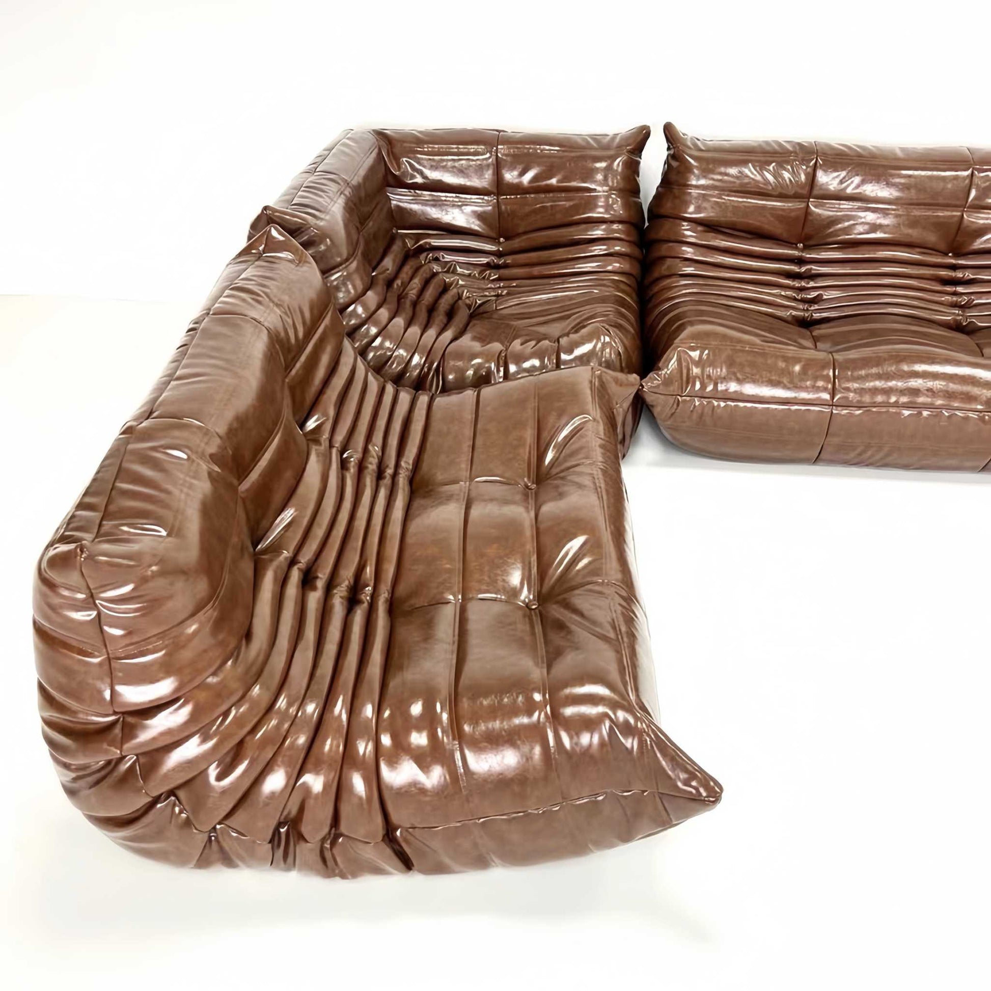 togo couch in oil wax leather - motivodecor.com