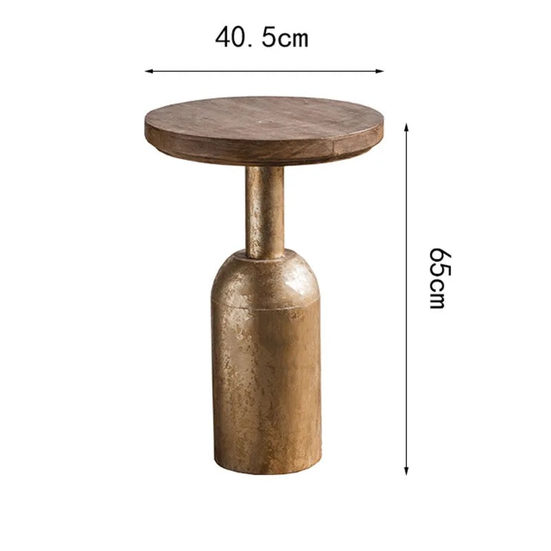 Retro Round Coffee Table | Vintage-Inspired Elegance for Modern Spaces - motivodecor.com
