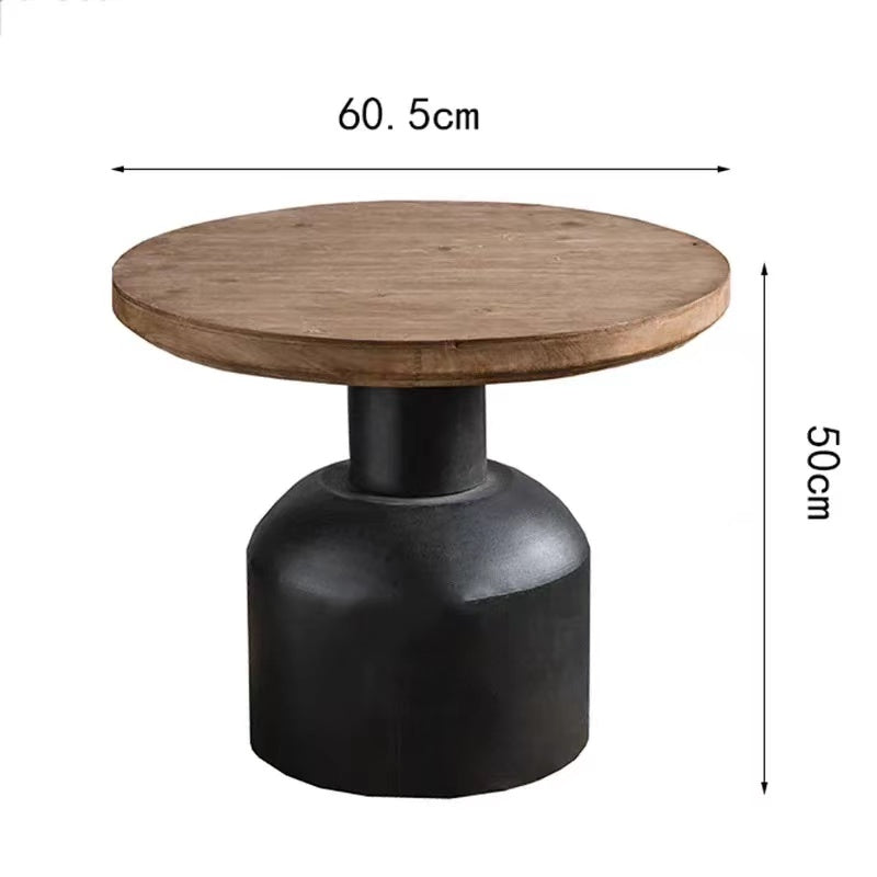 Retro Round Coffee Table | Vintage-Inspired Elegance for Modern Spaces - motivodecor.com