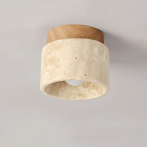 Wabi Sabi Yellow Marble Bedroom Ceiling Light - motivodecor.com