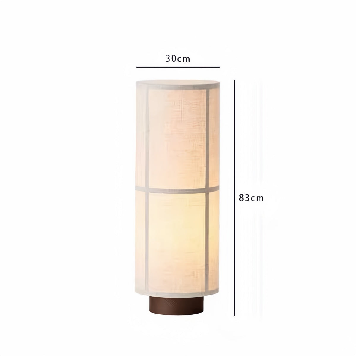 LED Floor Lamp - Vintage Fabric Floor Lamp, Rechargeable Table & Bedroom Light