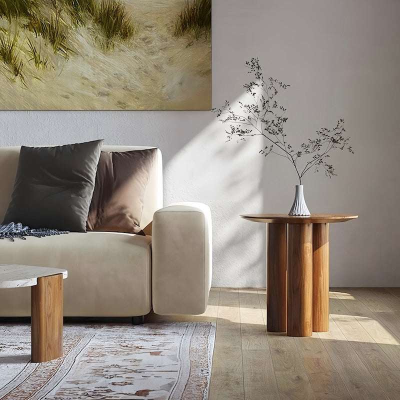 wood sofa side table - motivodecor.com