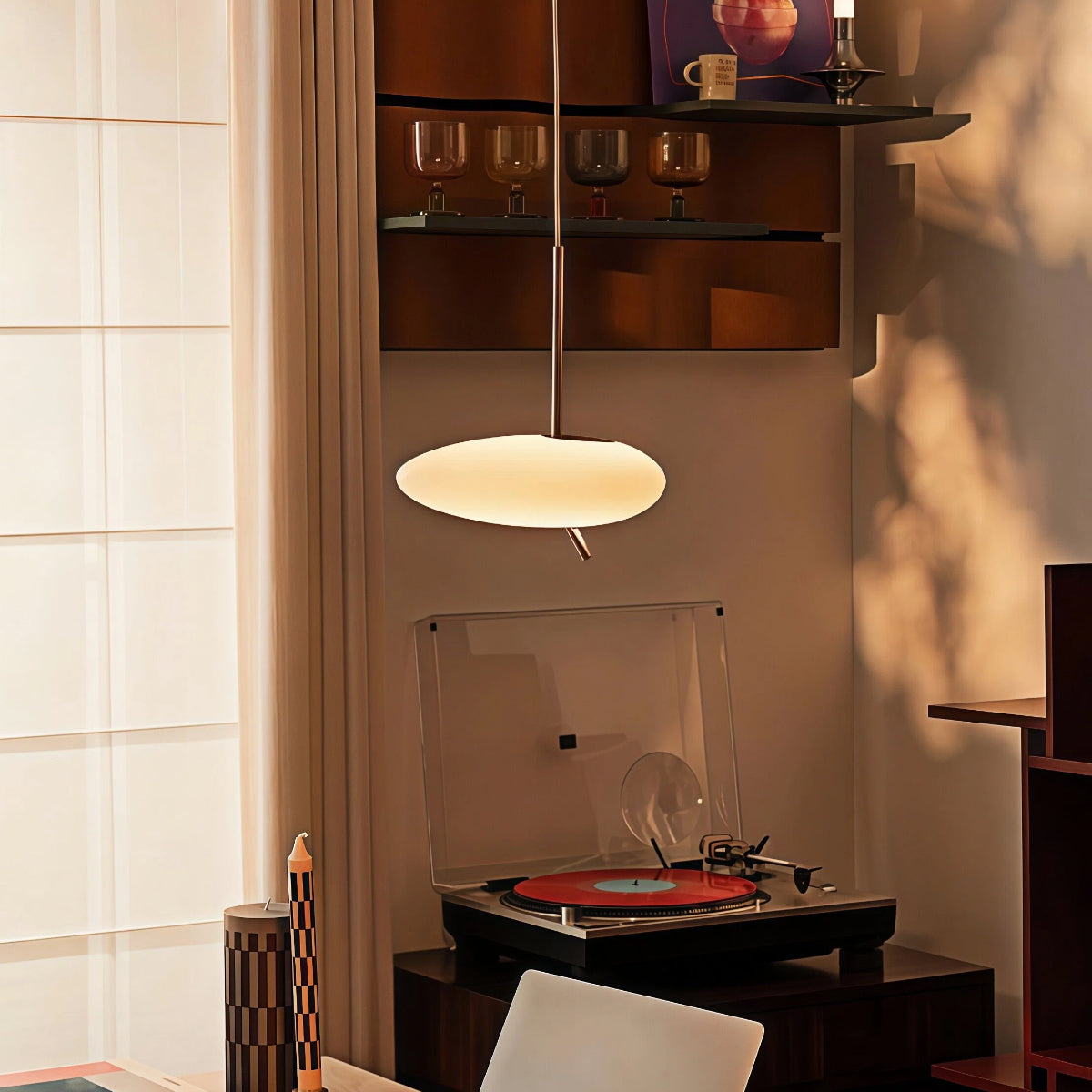 Bedside Pendant Light - Nordic Style Designer Bedroom Lighting Fixture