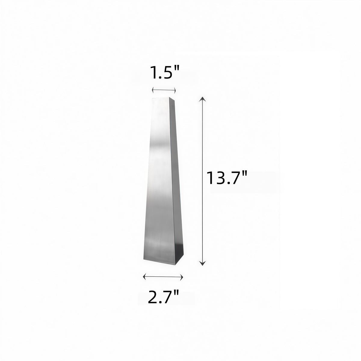 Silver Vase - Vintage-Style Stainless Steel Flower Arrangement for Modern Spaces