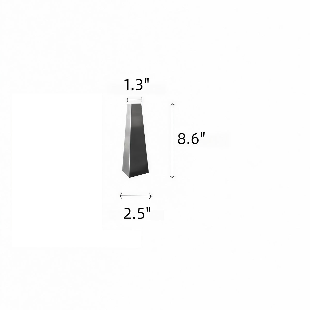 Silver Vase - Vintage-Style Stainless Steel Flower Arrangement for Modern Spaces