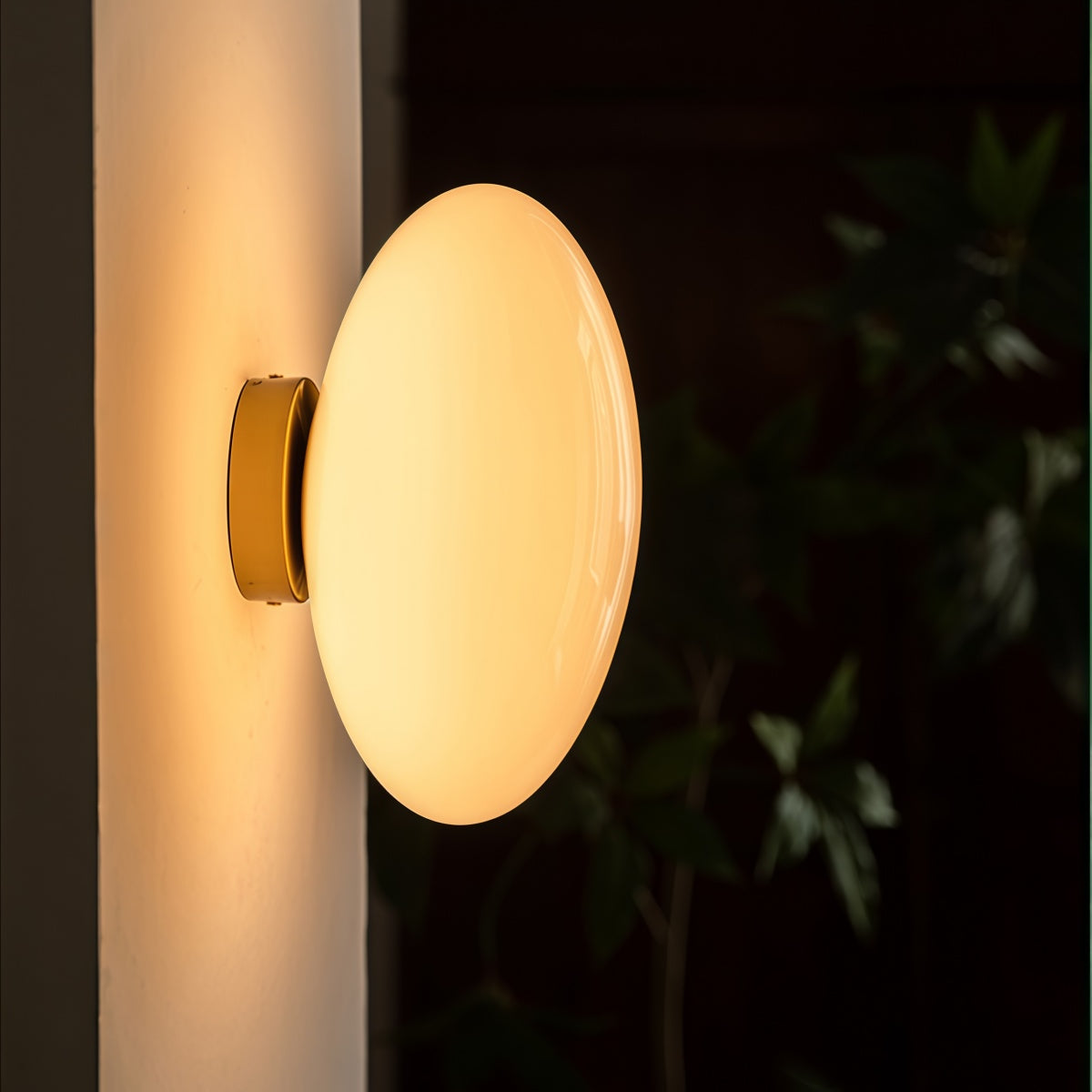 Glass Round Wall Light – Modern Spherical Wall Lamp for Hallways & Bedrooms