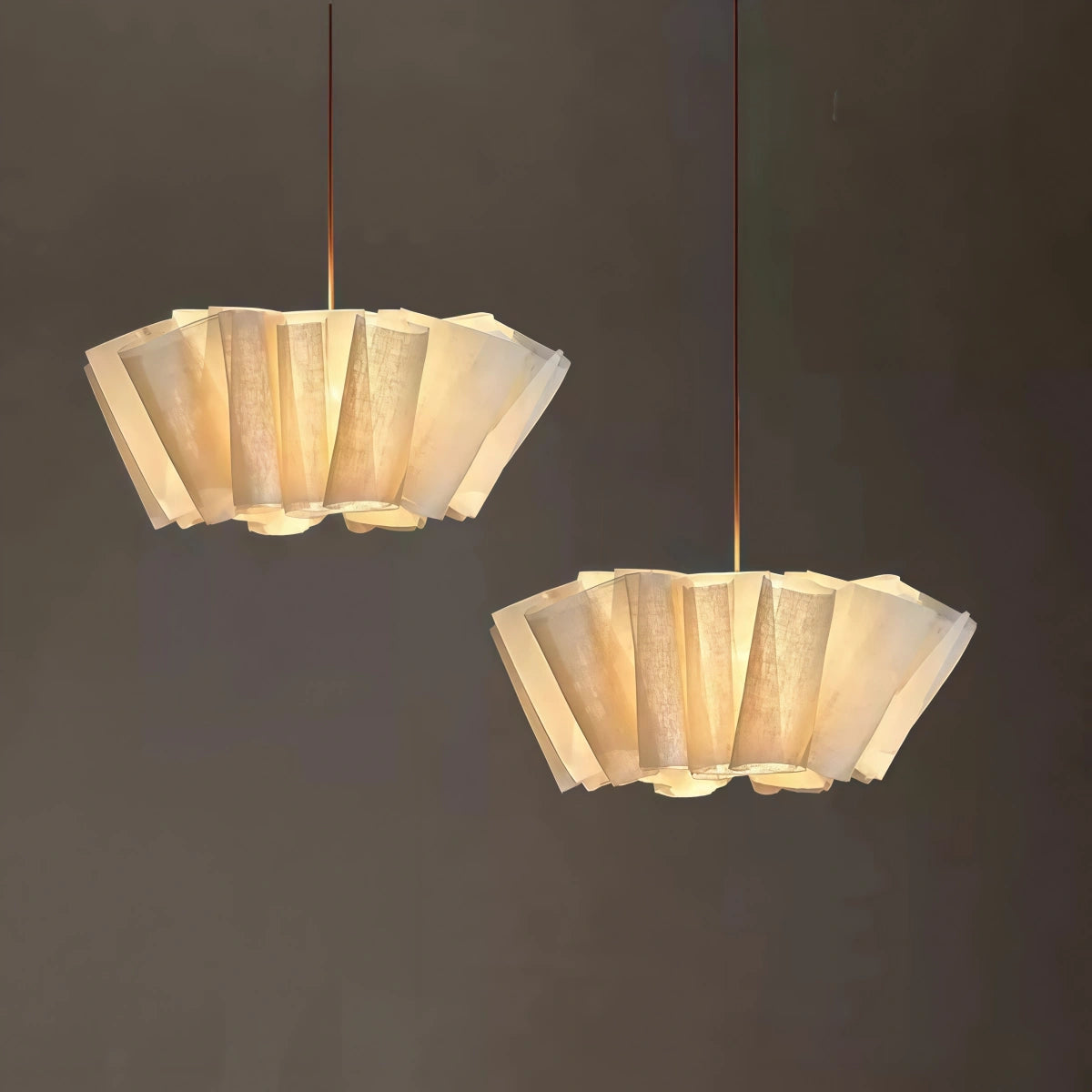 Japanese-Style Nordic Cream-Colored Bedroom Pendant Light