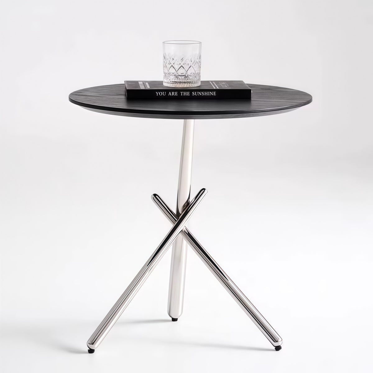Minimalist Sofa Side Table | Elegant Stainless Steel Corner Table