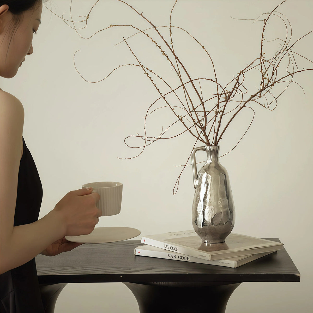 Vintage Vase - Unique Handmade Milky Way Glazed Decor for Living Spaces