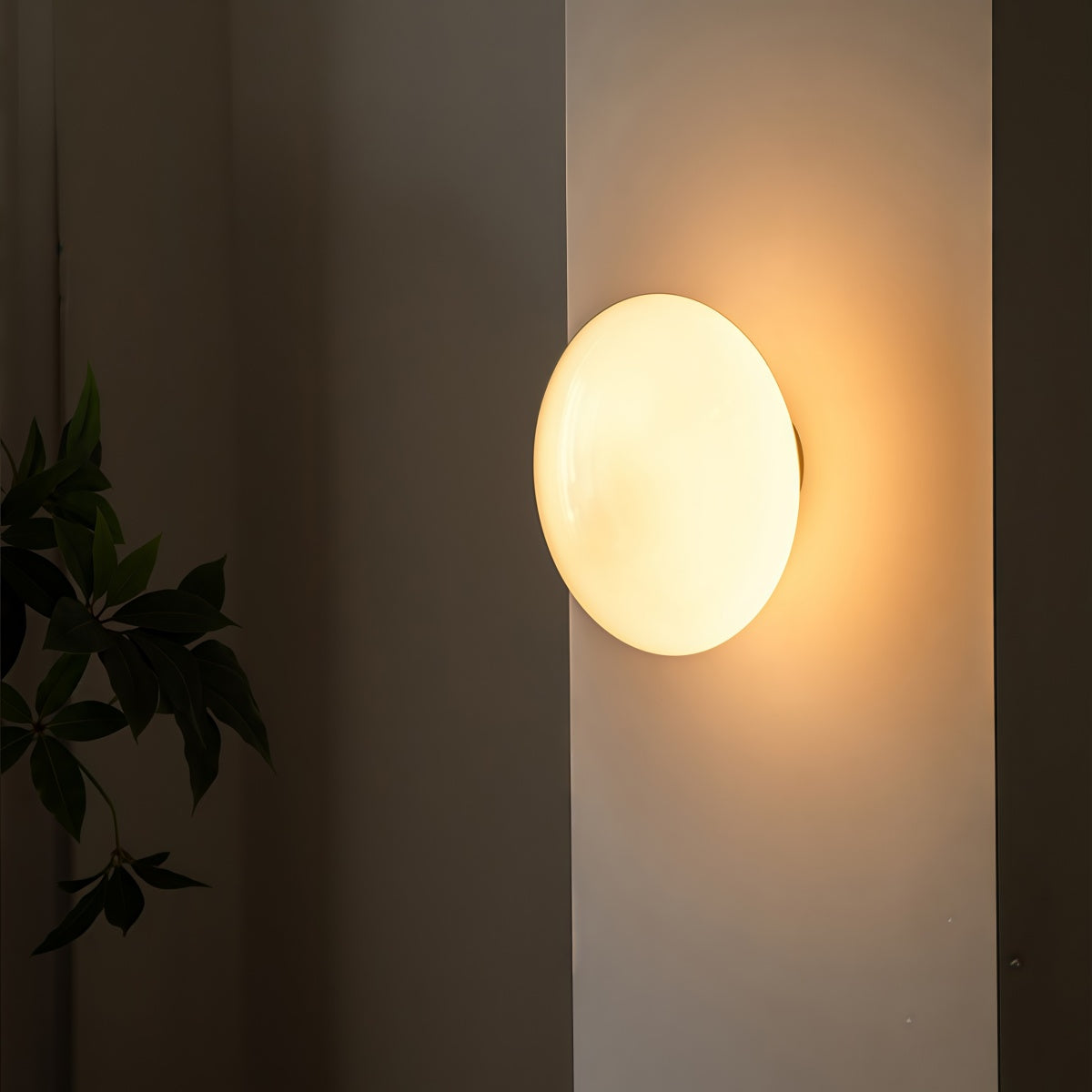 Glass Round Wall Light – Modern Spherical Wall Lamp for Hallways & Bedrooms