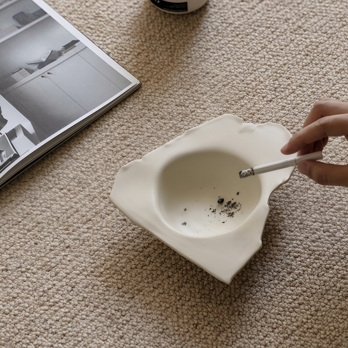 Ashtray - Nordic Minimalist Wabi-Sabi Style Niche Design Decorative Piece