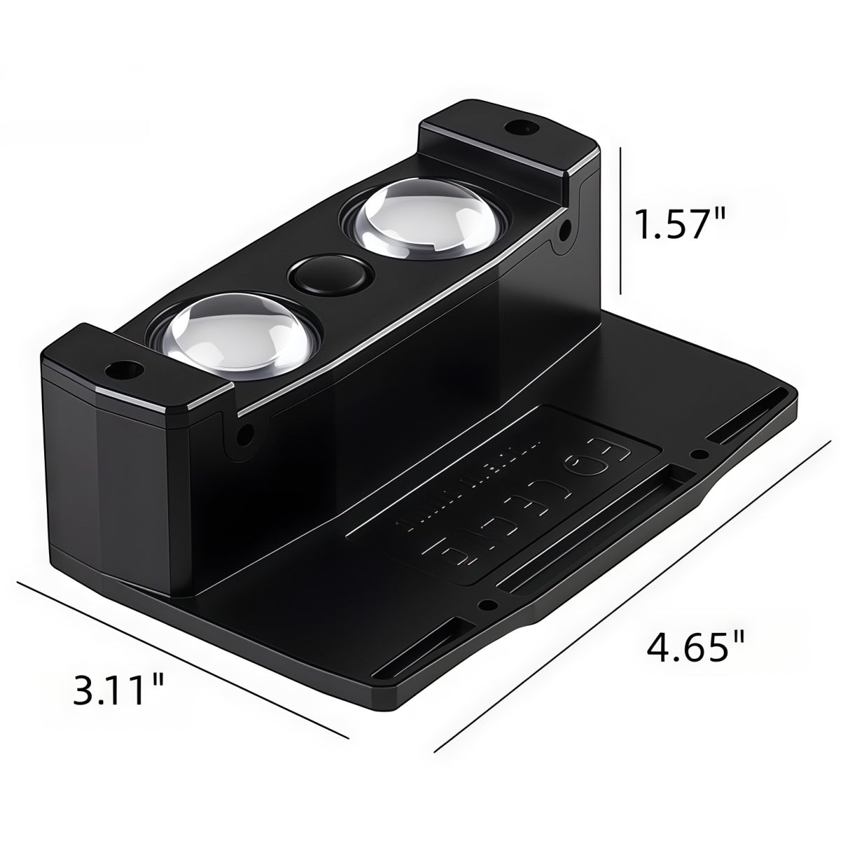 Solar-powered home garden light LED wall washer with RGB and warm light modes, mounted on outdoor wall in small yard.
