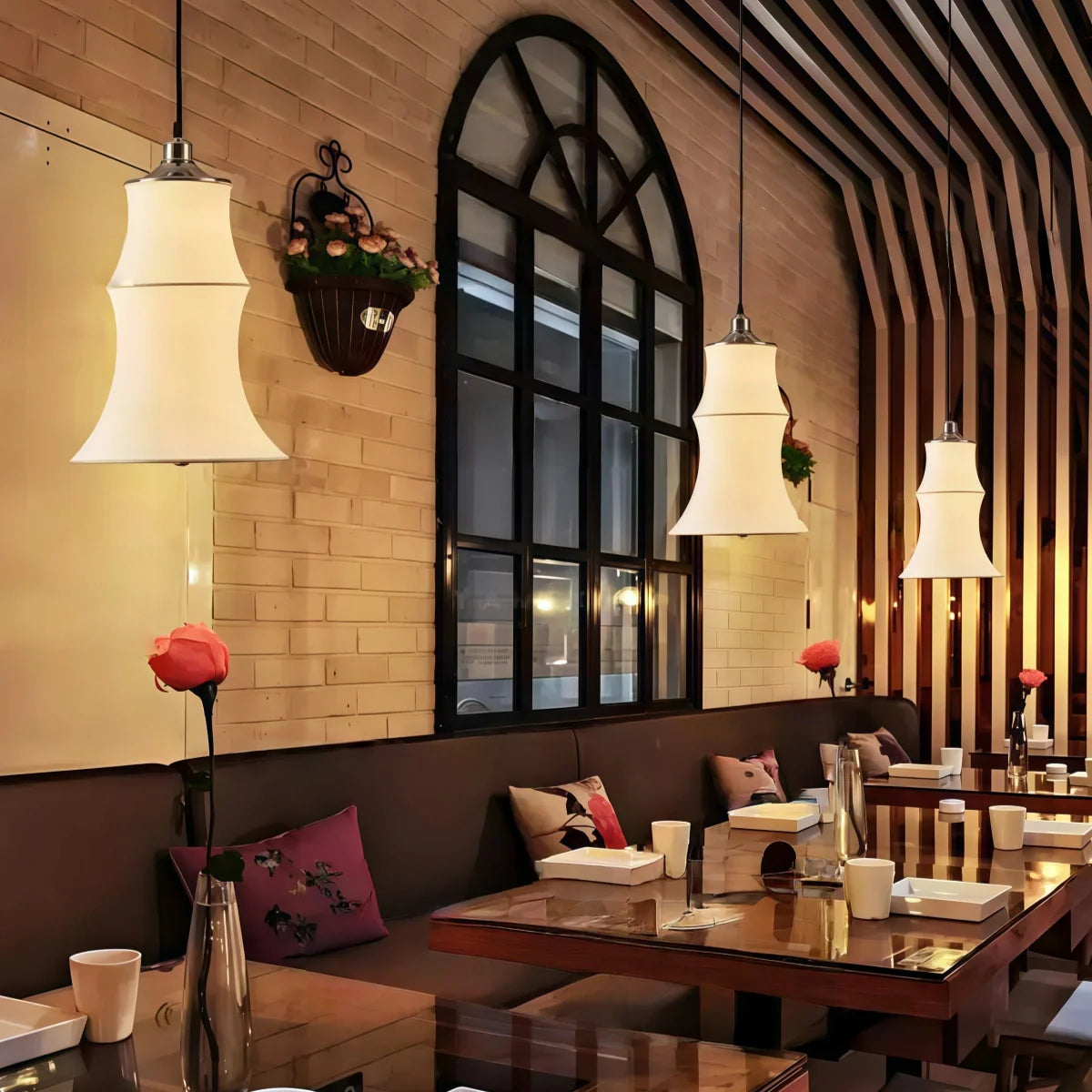 Hanging Pendant Light - Vintage Retro Bamboo Chandelier for Any Room