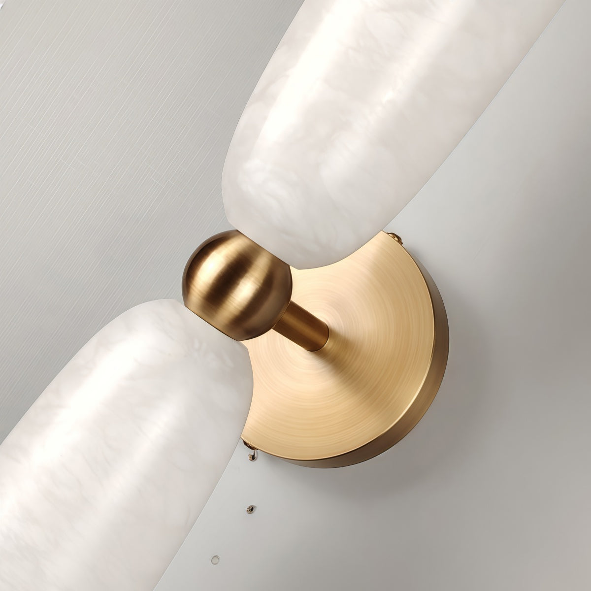 French Retro Style Wall Lamp - Vintage Marble Bedroom Lighting