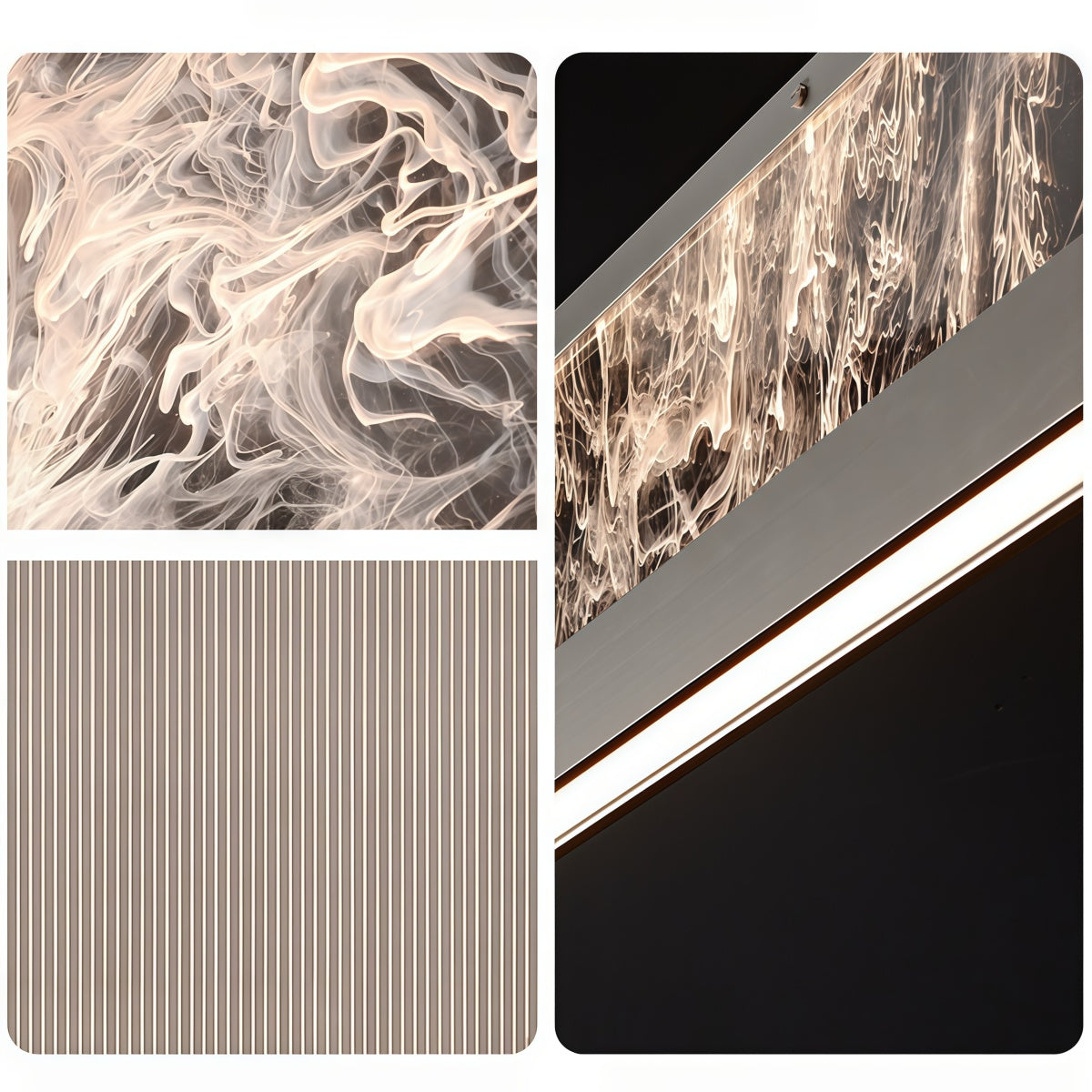 Modern Italian-style Minimalist Artistic Linear Pendant Light For Restaurant Bars