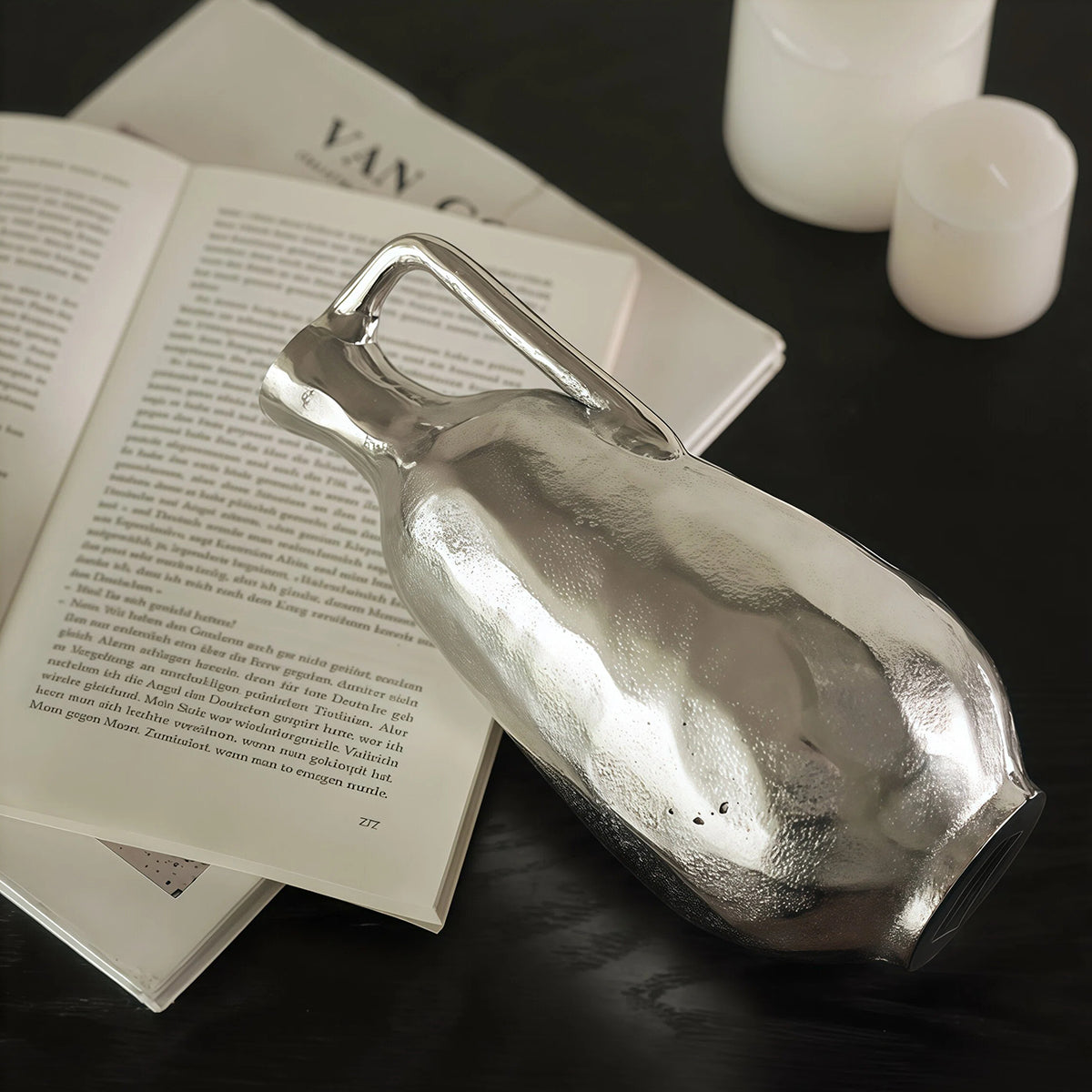 Vintage Vase - Unique Handmade Milky Way Glazed Decor for Living Spaces