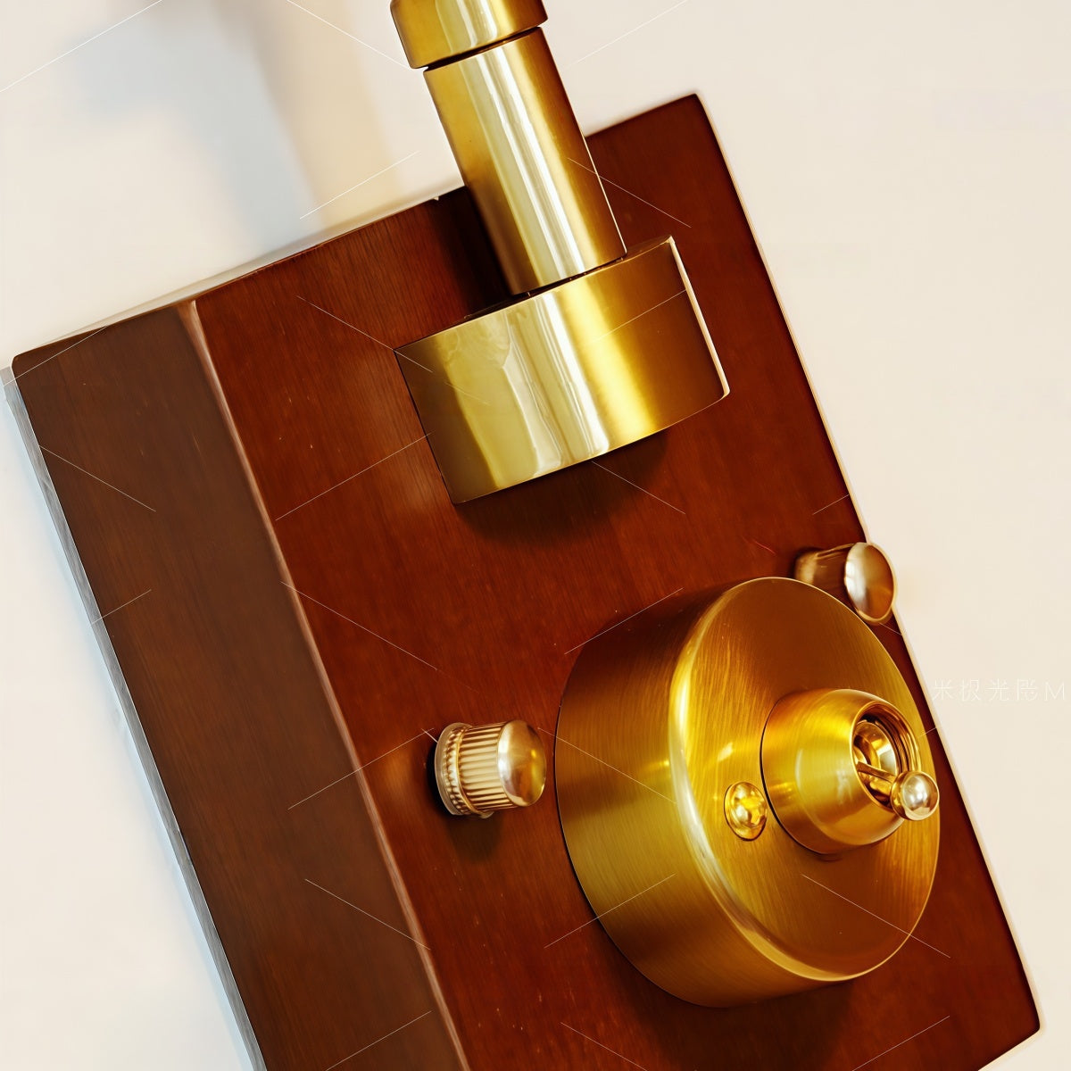 Swing Arm Wall Lamp - Vintage American Retro Style for Study & Living Room