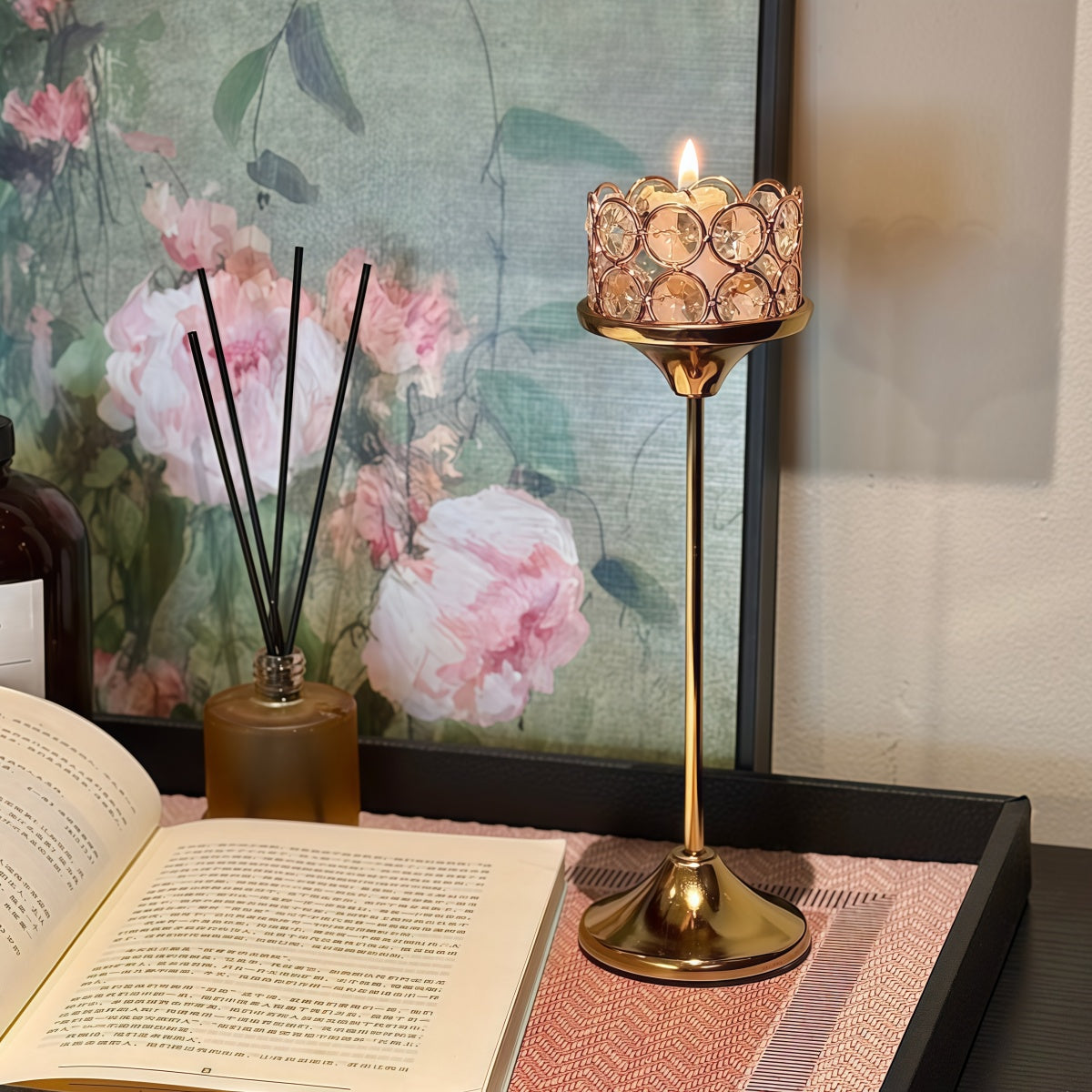 Desktop Ornament - Luxurious Aromatherapy Candle Holders & Decor