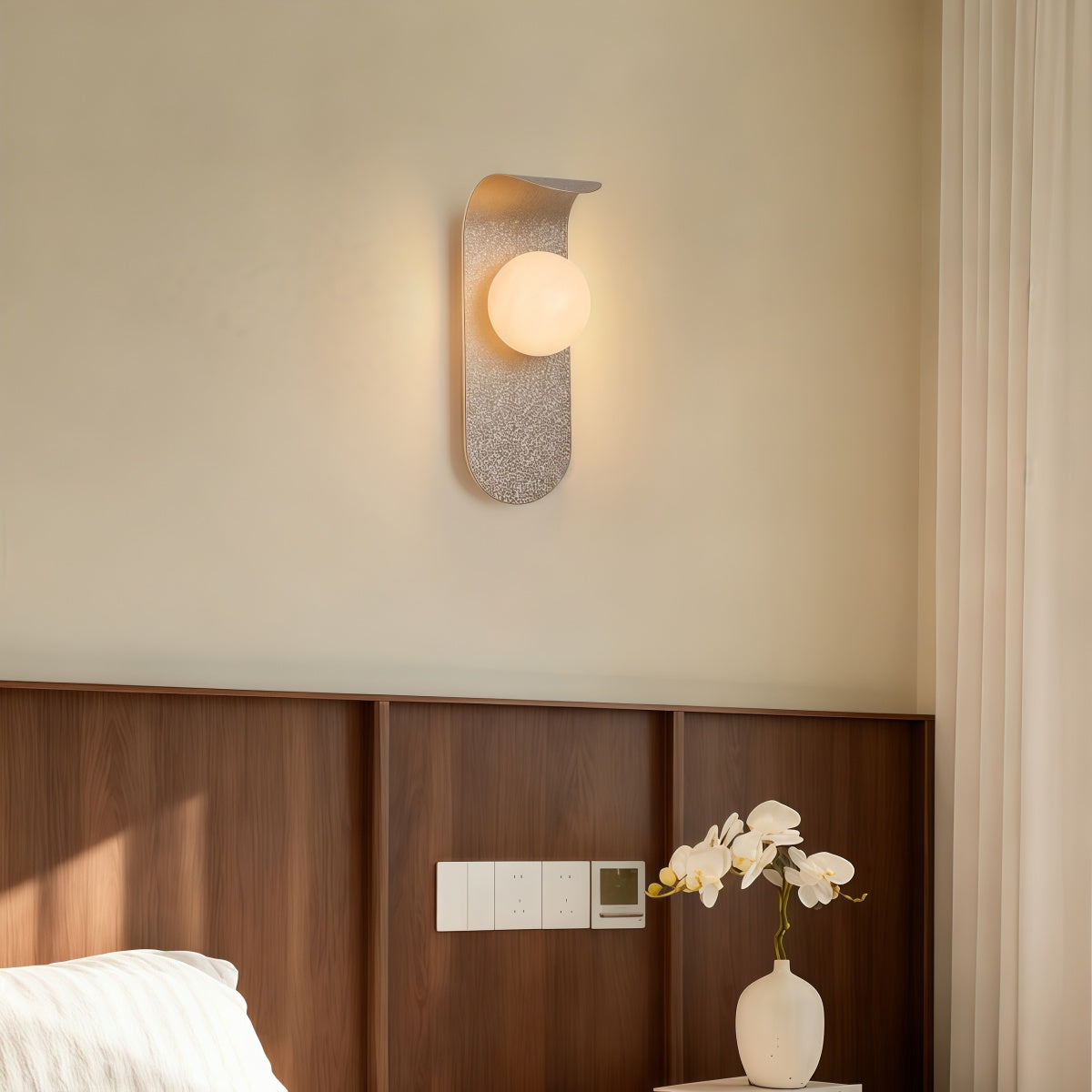 Modern Italian-Style Designer Marble Wall Lamp Ambient Hallway Lighting