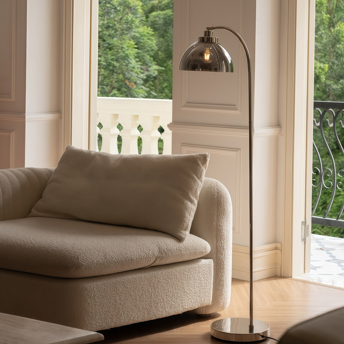 Mirror Floor Lamp Atmospheric Floor LampHigh-End Artistic Lamp