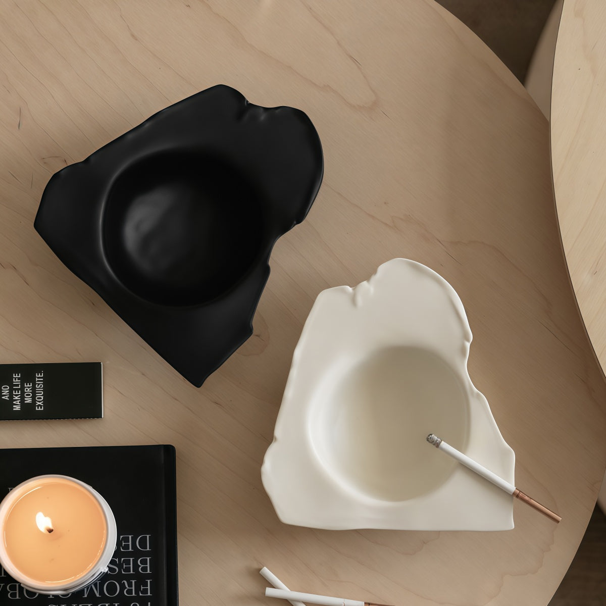 Ashtray - Nordic Minimalist Wabi-Sabi Style Niche Design Decorative Piece