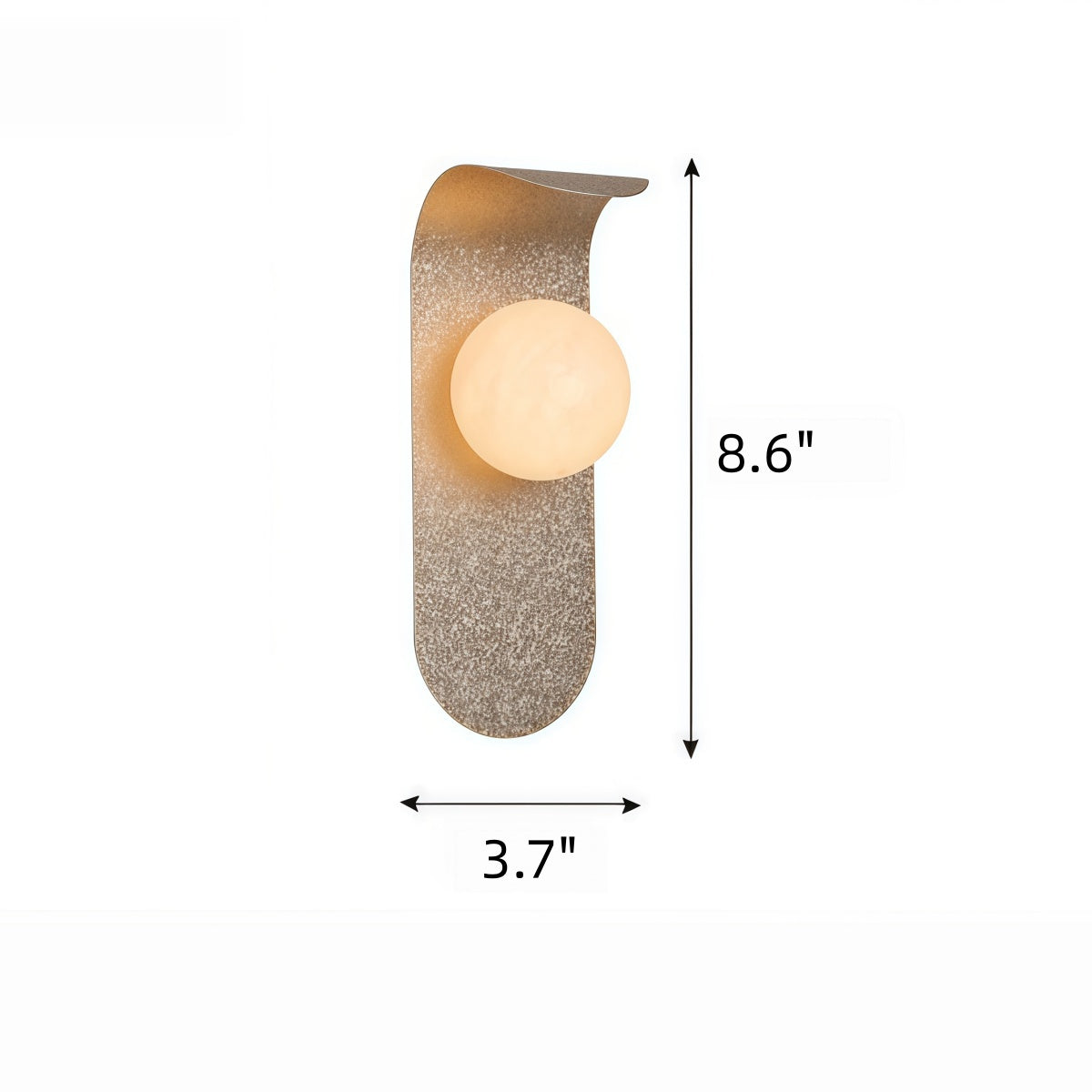 Modern Italian-Style Designer Marble Wall Lamp Ambient Hallway Lighting