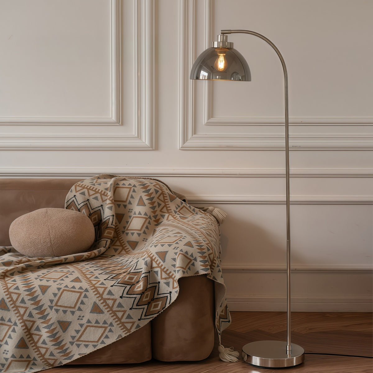 Mirror Floor Lamp Atmospheric Floor LampHigh-End Artistic Lamp